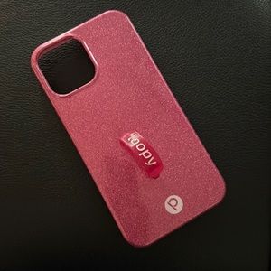 Loopy iPhone 12pro-max in pink sparkle